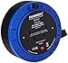 Price comparison product image Daewoo Extension Reel, 2 Way Socket with 5 Metre Cable, Heavy Duty with Resettable Safety Cut Out, Cassette Reel, Black and Blue