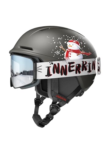 InnerKing Kids Ski Helmet and Goggles