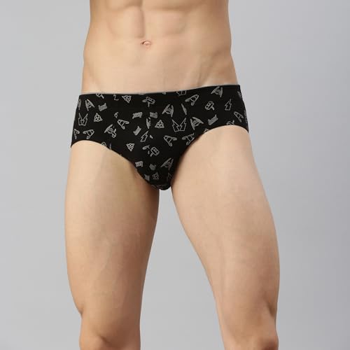 Image of Zoiro Men's Brief | Soft Band | Soft No-Marks Elastic | Breathable Innerwear | Pack of 1 | Color May Vary