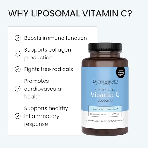 The Wellness Company Liposomal Vitamin C – Ultimate Absorption for Immune Support | 30ct (1 Month Supply) - Image 6