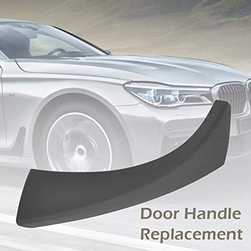 Capa de puxador para painel externo interno e externo slibrat preta ABS lado direito para E90