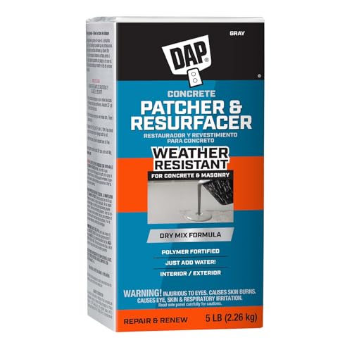 DAP Concrete Patcher and Resurfacer, Gray, 5 Lb (7079810466)