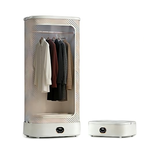Maniquí de Planchado Vertical 1000W Automático y Plegable con Control Remoto, Vaporizador Eléctrico para Ropa, Ideal para Espacios Pequeños y Estudios