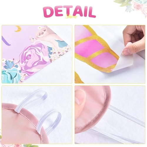 Image of WERNNSAI Pin The Horn on The Unicorn Rainbow Birthday Party Games for Kids | Unicorn Birthday Decorations,Pin The Tail on the Unicorn,28 inch x 21 inch Poster with 24 Stickers and Blindfold