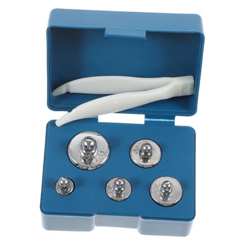 FUNOMOCYA Set of 100g Precision Calibration Weights Steel Grams Scale Calibration for Kitchen Scale