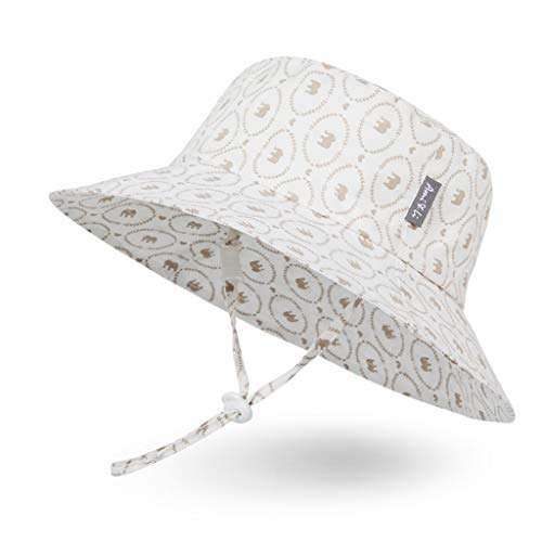 Ami&Li tots ベビー キッズ 赤ちゃん 帽子 女の子 日よけ 帽子 サンハット 調節紐付き UPF50+ つば広 子供 帽子 男の子 女の子 に適用ガールズ ボーイズ 海遊び・外出・旅