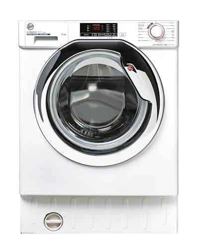 Hoover H-Wash 300 HBWS49D1ACE Integrated Washing Machine 9KG 1400RPM White/Chrome
