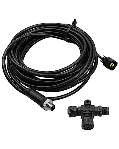 Engine Interface Cable Connects to NMEA 2000 with T Connector Compatible with Yamaha 2006-2023 Replace #000-0120-37, 23ft