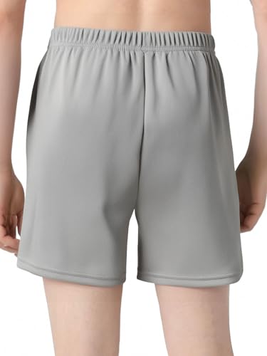 Kids Boys Color Block Sports Shorts Quick-Dry Mesh Athletic Shorts for Soccer Basketball Running Workout2