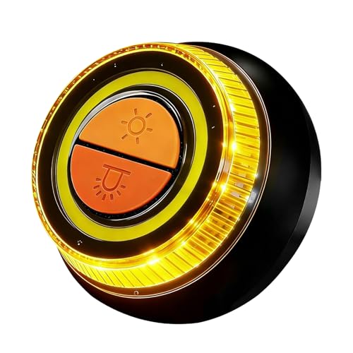 Wbbrbbr V16 Warndreieck & Pannendreieck - Auto & PKW & Motorrad - Magnetfuß für Autodach 360 LED Blinklicht Wasserdicht IP65
