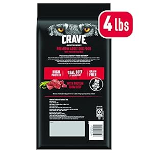 Crave Grain Free Excessive Protein Grownup Dry Canine Meals Beef 4 Lb Bag  Cucciolini Doodles Crave grain free excessive protein grownup dry canine meals beef 4 lb Bag   cucciolini doodles