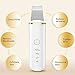 DOFELI Skin Scrubber Face Spatula, Blackhead Remover Pore Cleansing, Comedones Extractor Exfoliator Facial Lifting Tool with 4 Modes for Facial Deep Cleansing (White)