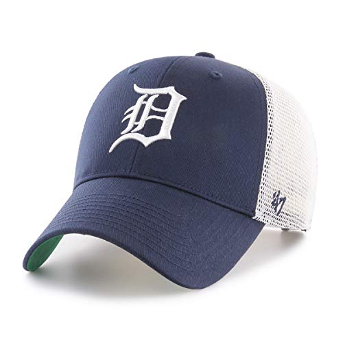 47 Brand Detroit Tigers Branson MVP Trucker Cap - Marineblau, Marineblau, Einheitsgröße
