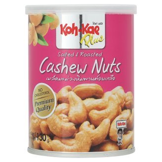 Koh-Kae, Plus, Salted & Roasted Cashew Nuts, 130 g [Pack of 1 piece]