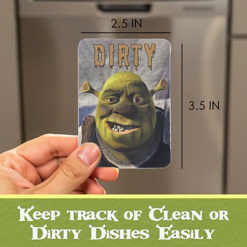 Imán decorativo para lavavajillas Shrek doble faz miniatura 3