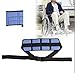 HXSCOO Rollstuhlsicherheit Hüftgürtel Verstellbarer Rollstuhlsitz SRTAP Restraint Gürtel Rollstuhl Sicherheitsgurt Professionelle Gesundheitsrückhalte Riemen for ältere Senioren