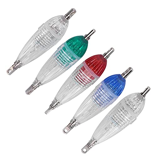 Deep Drop Form Led Fishing Lure Light with 670 Hours of Battery Life for the Attraction of Fishing in Dark Waters for (Without Hook)