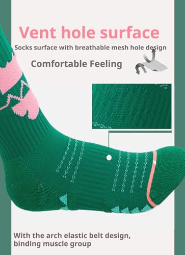 Image of Novelty Crew Socks for Women Personalized Cushioned Athletic Socks Wicking Sports Socks for Adult 3Pair