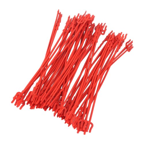 ERINGOGO Floral Holder Stick for Bouquet 50 Pcs Plastic Card Holders for DIY Decor Wedding Birthday Party