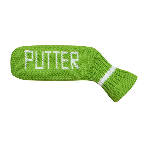 Scott Edward Knit Blade Putter Cover,1 Piece in Pack, Fits Golf Blade Putters Cute and Soft (Lime)