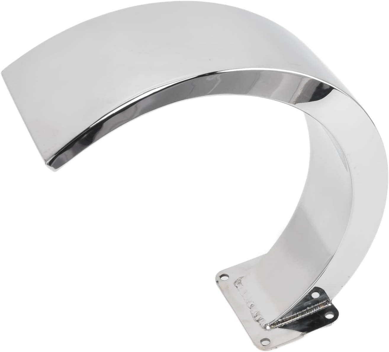 Déversoir de Cascade en Acier Inoxydable 304, Fontaine de Jardin extérieure élégante au Design arqué, idéale pour décorer Un Bassin ou Une terrasse, Durable et Facile à Installer, 26,4 x 9,9