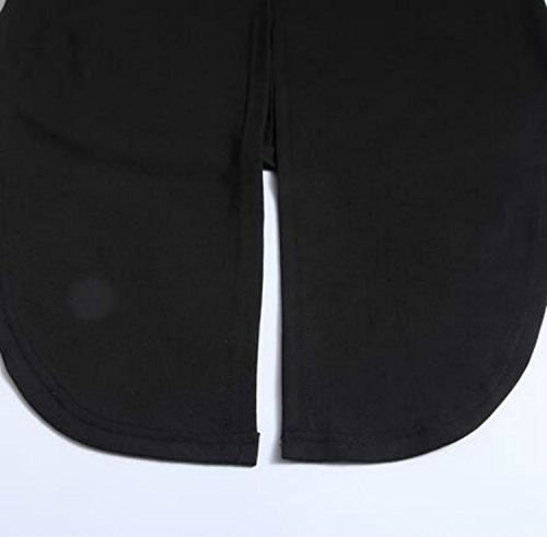 Colygamala Men's Fashion Long Cape Cardigan Sweatshirt Hoodie Black Cloak Outerwear3