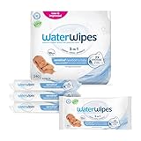 WaterWipes Sensitive Baby Wipes, 4 Packs of 60 Count (240 Count)