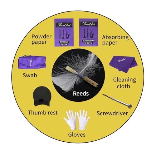 image for Danchet Oboe Professional Performance Level Ebony Body Silver Plated S