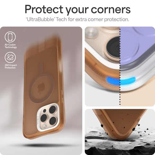 Image of Spigen Cyrill UltraSheer Mag | iPhone 16 Pro Max Case | Brown iPhone 16 Pro Max Back Cover | TPU+Poly Carbonate - Espresso