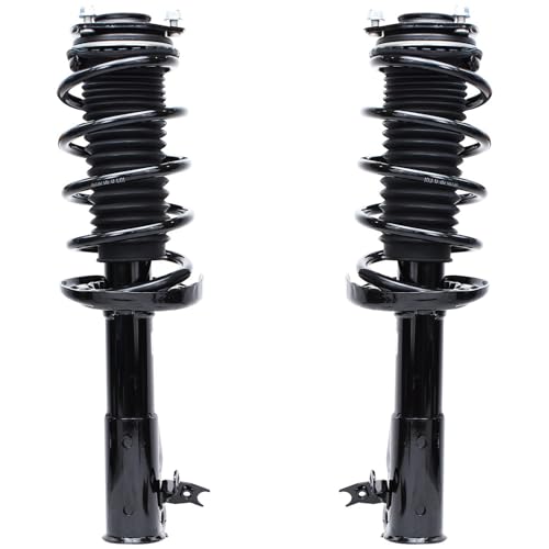 Image of Detroit Axle - 1.8L Front Struts Kit for 2006-2011 Honda Civic [Sedan] 2 Struts with Coil Spring 2 Lower Control Arms 2 Lower Ball Joints 2 Sway Bars 4 Tie Rods 2 Boots 2007 2008 2009 2010 Replacement