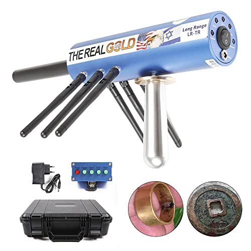 800M Handhold metaaldetector dieptesonde professioneel metaaldetector 12V blauw - Image 6