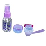 Ruilogod Set di bottiglie di bottiglie di make up per viaggi per ragazze