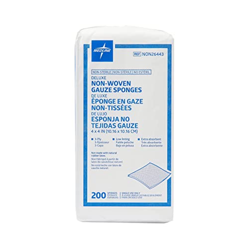 Medline Avant Deluxe Non-Sterile Gauze Sponge, 4