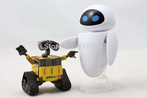 Wall-E Robot (6cm 2pcs/set) Wall E & EVE PVC Action Figure Collection Model Toys
