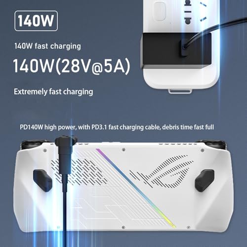Image of Original USB-C to USB-C 20Gbps Data Adapter with 8K 60Hz & 140W Fast Charging - Made for ASUS ROG Ally, Nintendo Switch, and More - High-Speed Type-C Converter for Gaming, Streaming, Fast Charging
