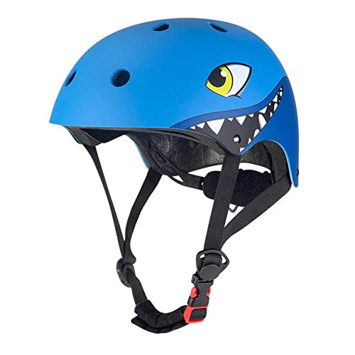 fllyingu Niños Bici Patinaje Equilibrio Casco de Seguridad Velocidad de equitación Casco Deslizante Casco para Scooter de Bicicleta Ajustable con Sistema de ventilación para 3-10 años