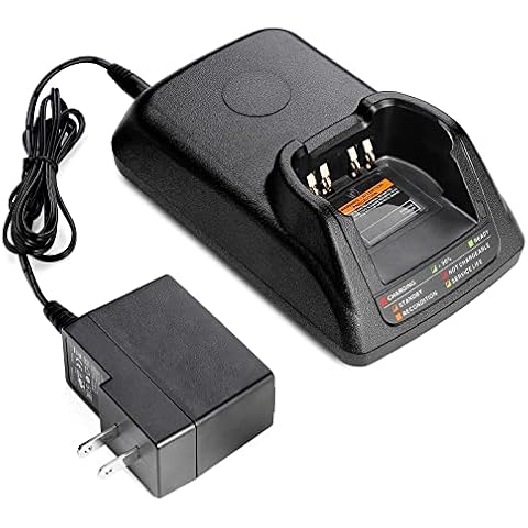abcGoodefg Rapid Charger for Motorola APX6000 APX6000XE APX8000 APX8000XE Radios PMPN4174A PMPN4174 Motorola Charger Single Unit Desktop Charger Replaced WPLN4232A WPLN4232 Cover