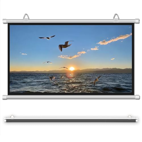 Pantalla manual portátil 40 pulg. 16:9 para proyector miniatura 1