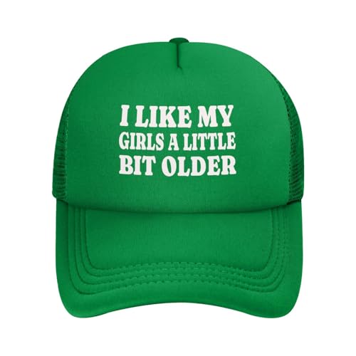 Image of I Like My Girls A Little Bit Older Trucker Hat Snapback Hat Funny Hats for Men Women