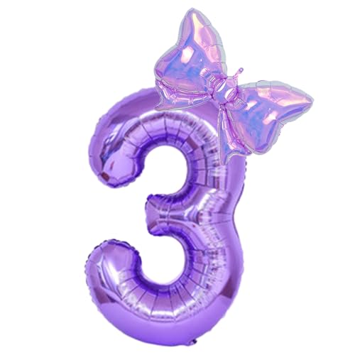 Image of Happy birthday Big Number Balloons Foil Birthday Balloon Number Balloons Happy Birthday Party Decorations Kids and Wedding Party Supplies (3)