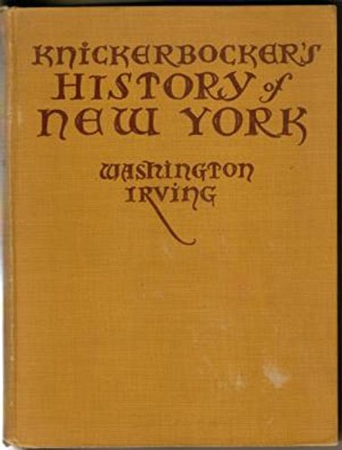Knickerbocker's History of New York By Washingt... B00085RNNO Book Cover