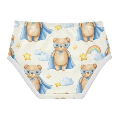 Toddler Underwear Custom 2t Cotton Little Girl Panties Durable Undies Kids Briefs Cute Teddy Bears Funny2