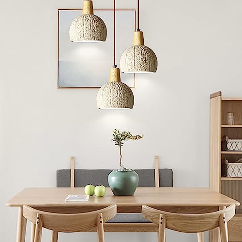 Lustre de style industriel moderne en béton architectural salon chic - 4
