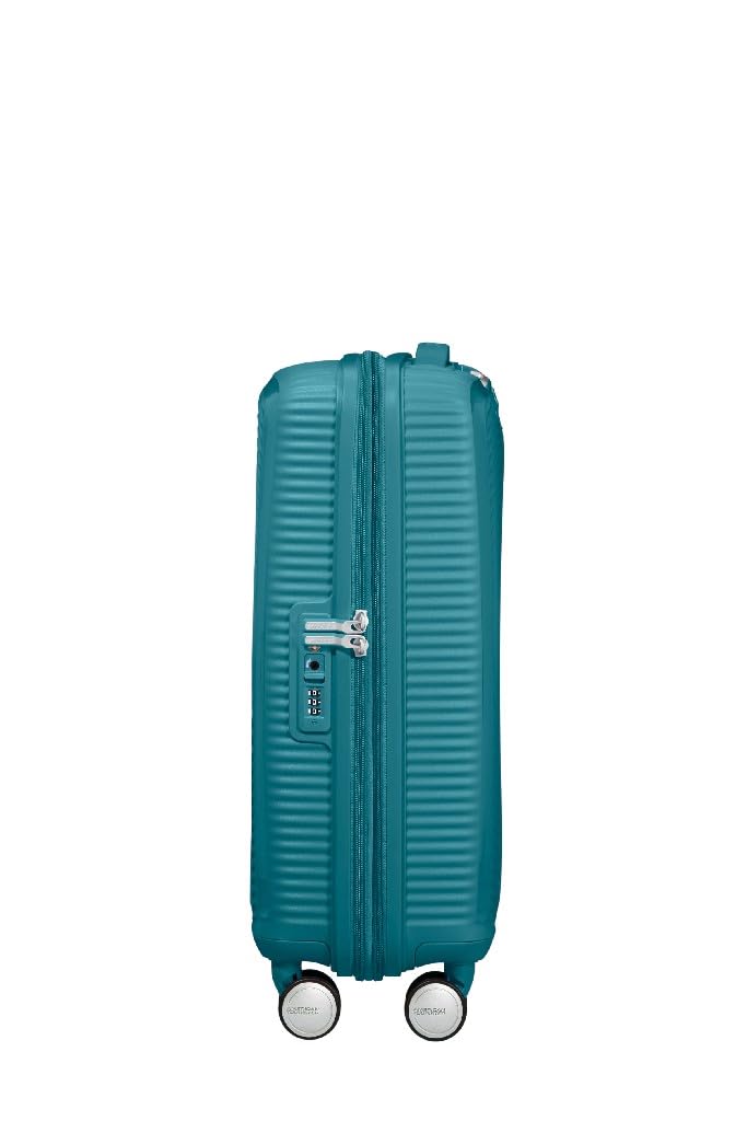 American Tourister Soundbox - Spinner S Extended Handgeck, 55 cm, 35.5/41 L, Verde (Jade Green)