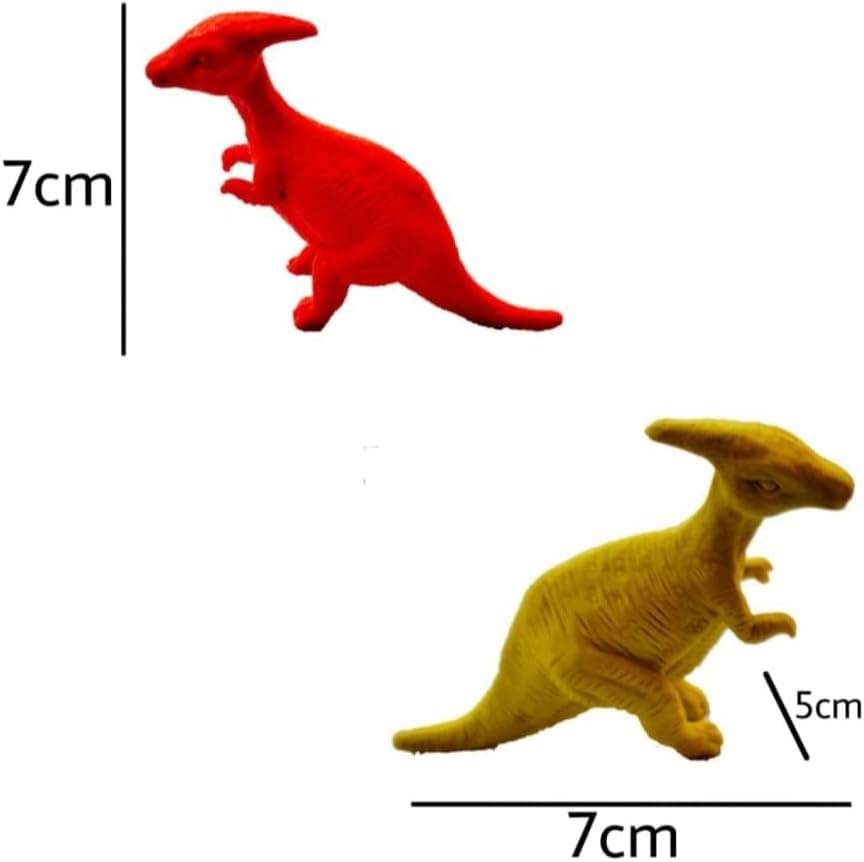 Image of AK Store (Pack of 4) 3D Cute Cartoon Shape Rubber Pencil Erasers, School Stationery for Kids, Boys Girls, Birthday Return Gifts (Dinosaur)