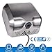 Goetland Stainless Steel Commercial Hand Dryer 1800w Automatic High Speed Heavy Duty Dull Polished