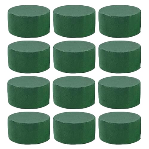 Set di 12 spugne per fiori in schiuma bagnata, 4 x 8 cm, per composizioni floreali, per feste, auto, matrimoni, regali