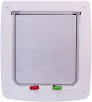 Petlon Porta Portinha Pet Gato Ou Cão Branca tam G 27,5cm x 24,5cm