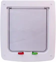 Petlon Porta Portinha Pet Gato Ou Cão Branca tam G 27,5cm x 24,5cm