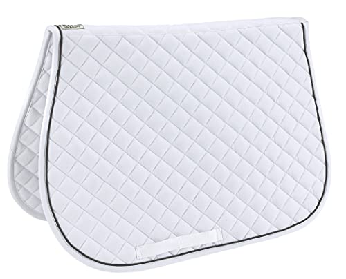 Dover Saddlery Quilted All-Purpose Piped Saddle Pad